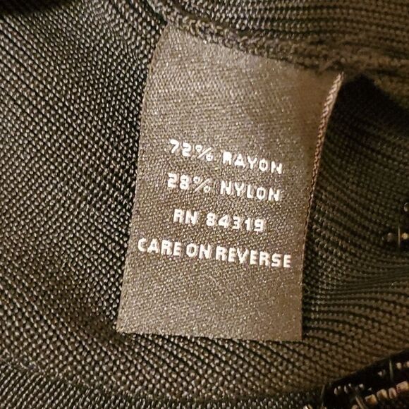 Venini black beaded top with fringe size Large - Picture 7 of 10